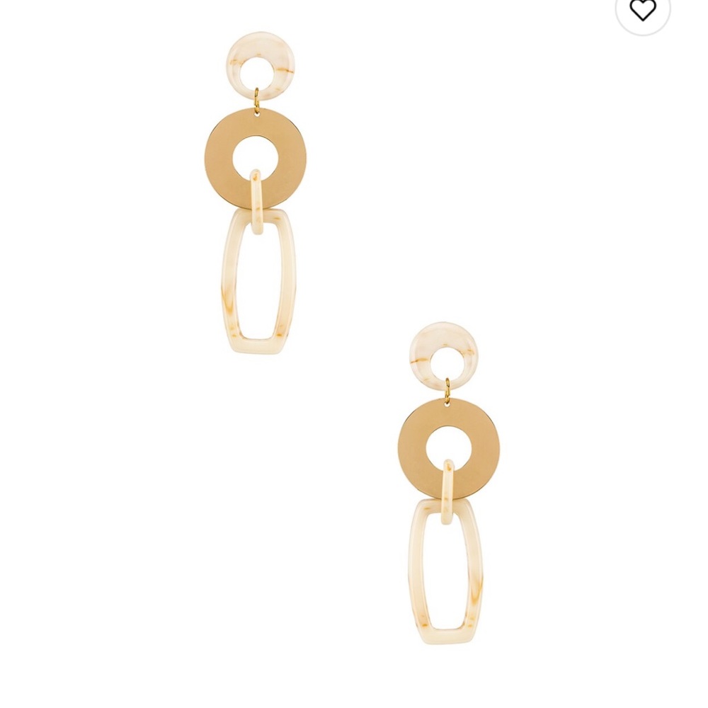 Ettika - Geometric drop earring in neutral